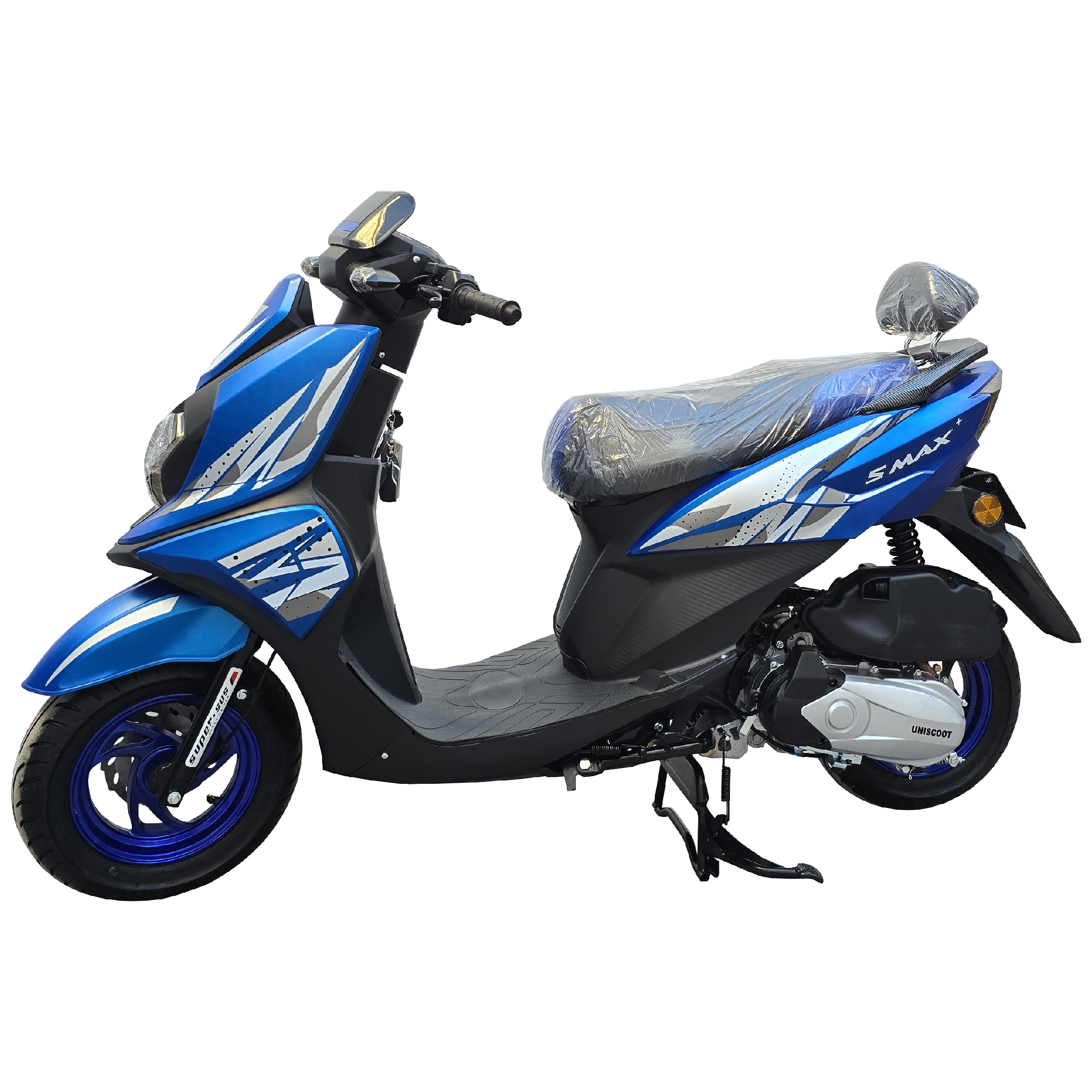 SCOOTER UNISCOOT SMAX+ 124CC  - BLEU