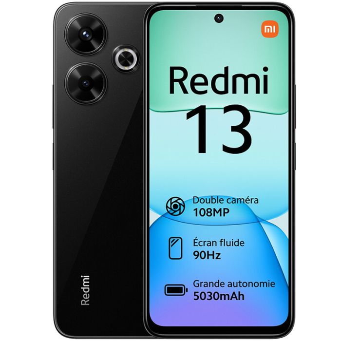 PORTABLE XIAOMI REDMI 13 6GO|128GO - NOIR