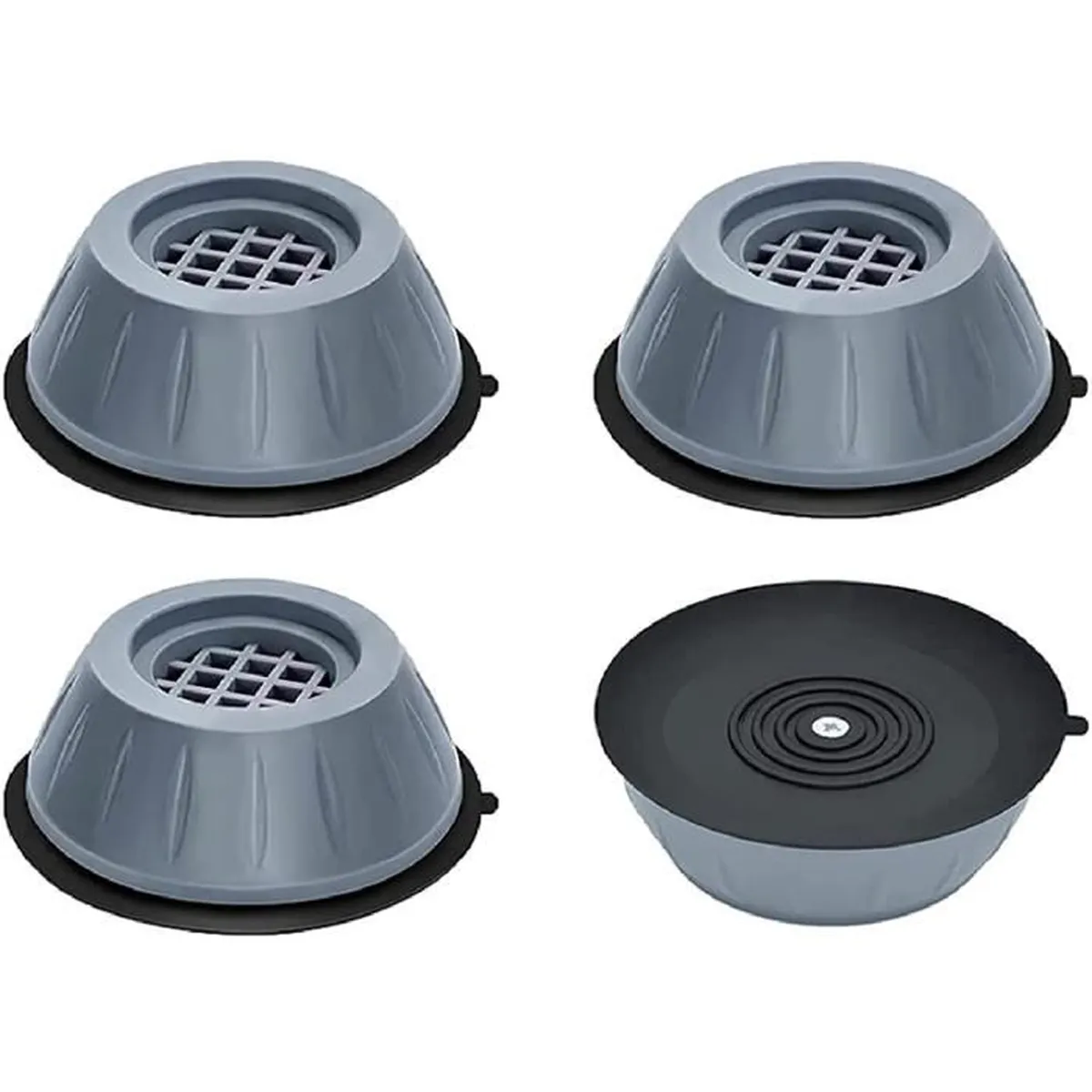 LOT DE 4 PATINS ANTI-VIBRATIONS POUR MACHINE À LAVER LUXIAME