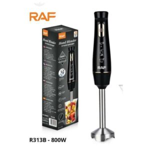 Mixer Plongeant Raf R.313B Avec Bol 0.6L - 800W - Noir