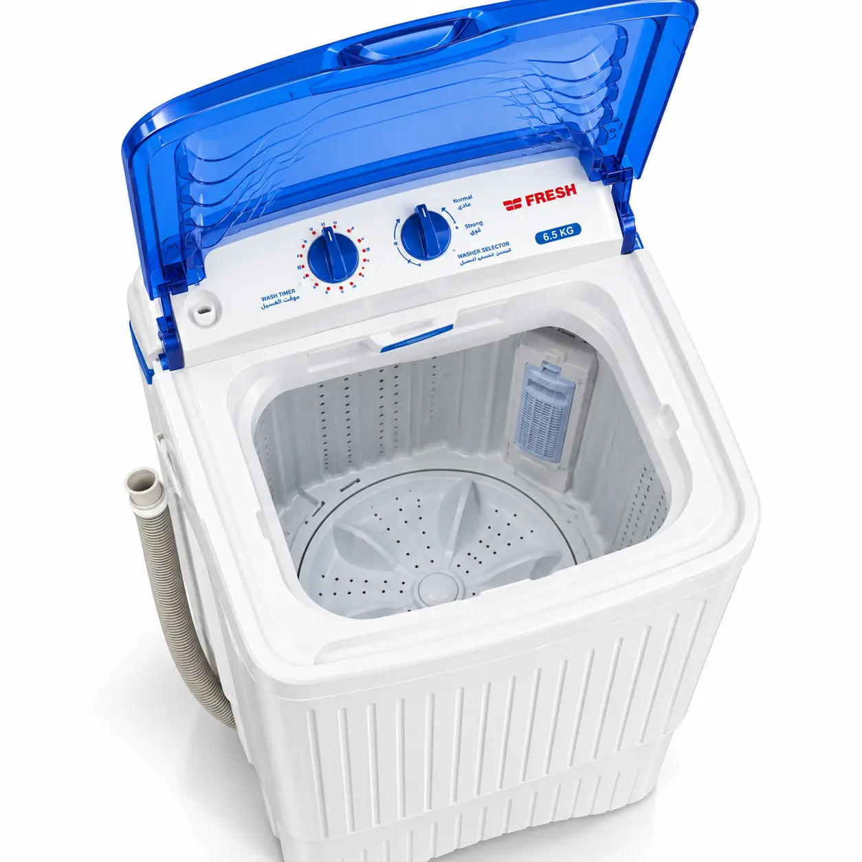 Machine à Laver 11 Kg Semi-Auto Fresh St-11BL - Blanc – Image 3