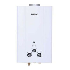 Chauffe Bain 6L Emrod - Gaz Naturel - Blanc