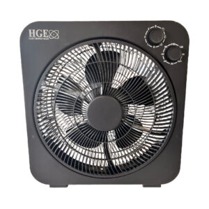 Ventilateur De Table HGE Extra Carré - 50W - Noir