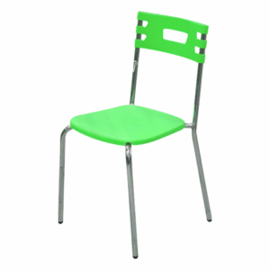 Chaise City Sotufab - Plastique Avec Pieds Métalliques - Pistache