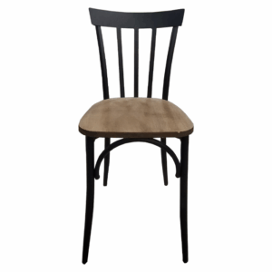 Chaise Malmo - Métallique - Noir