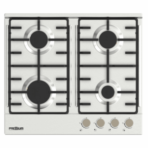 Plaque De Cuisson 4 Feux Premium Ap640 X02 - 60 Cm - Fonte - Noir-Inox