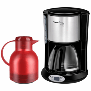 Pack Cafetiere Moulinex Timer Fg362810 Et Thermos Tefal Samba