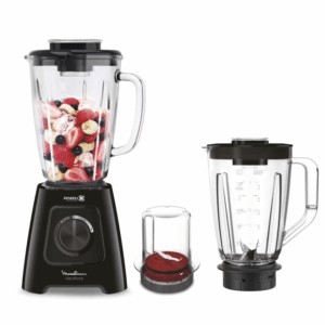 Blendforce+Bol Verre 600W Moulinex Lm420R810 - Noir