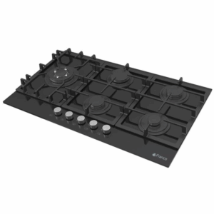 Plaque De Cuisson 5 Feux Franco Fr-458 Bf - 90Cm - Noir