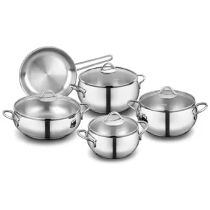 Batterie de cuisine en inox Korkmaz A1800 Tombik