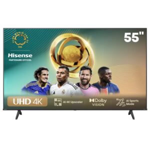 Tv 55" Hisense A6N 4K - Smart - Noir