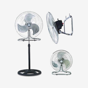 Ventilateur Sur Pied Florence - Démontable 3In1 - 3 Vitesses - Noir