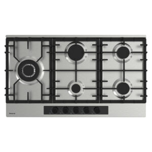 Plaque De Cuisson 87CM Focus F.414X Grille En Fonte  - Inox