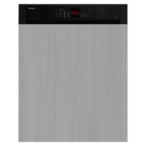 Lave Vaisselle Semi Encastrable Focus F.502B - 12 Couverts - Noir