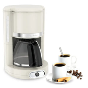 Cafétiére Moulinex Soleil Ivoire FG381A10 - 1000W - Blanc