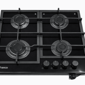 Plaque De Cuisson Franco FR-447-BF - 4 Feux Vitro - 60CM - Noir