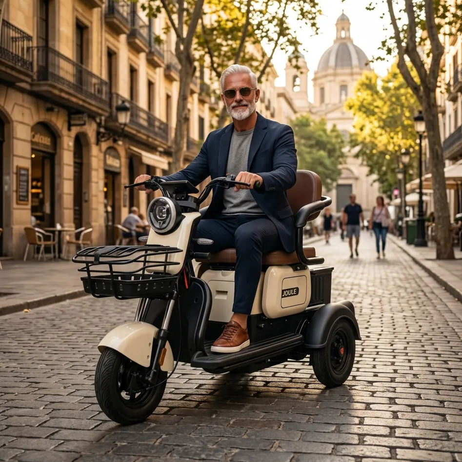 Scooter électrique ZIMOTA Joule 3 Roues - Blanc – Image 3