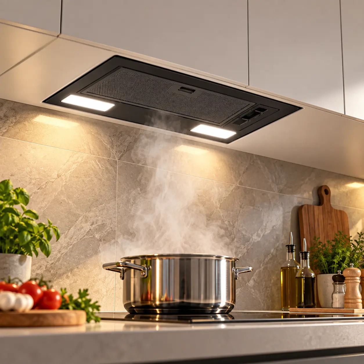 Hotte Encastrable FOCUS F.630B - 60cm NOIR – Image 2