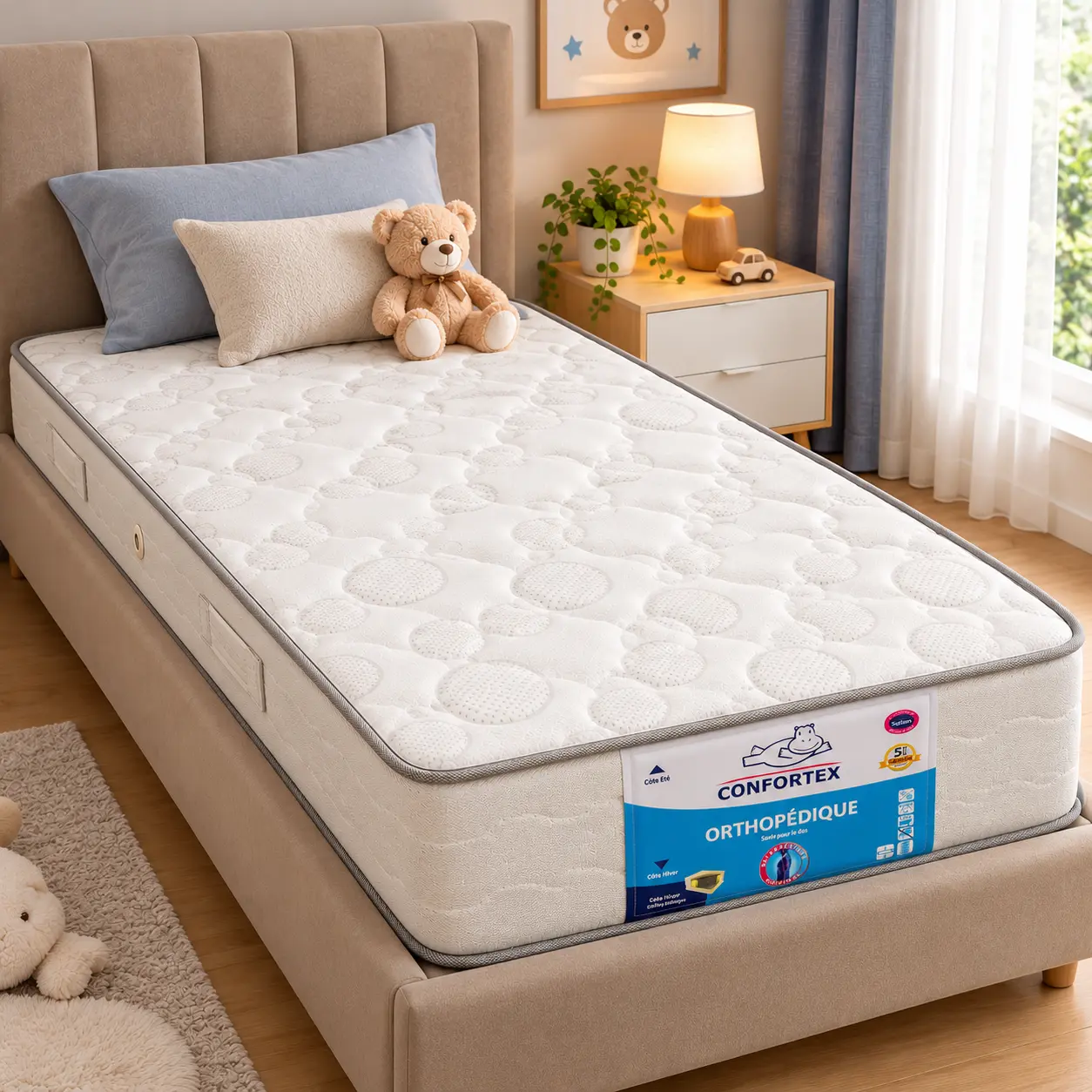 Matelas à Ressorts Orthopédique Confortex (190cmx160cm) – Image 2